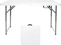 Folding Table 4/6/8 Foot, Foldable Table Adjustable Height Card Table, Indoor by Go-TrioOutdoorFurniture