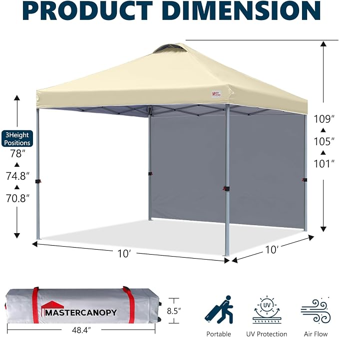 MASTERCANOPY Durable Pop-up Canopy Tent - Image 5