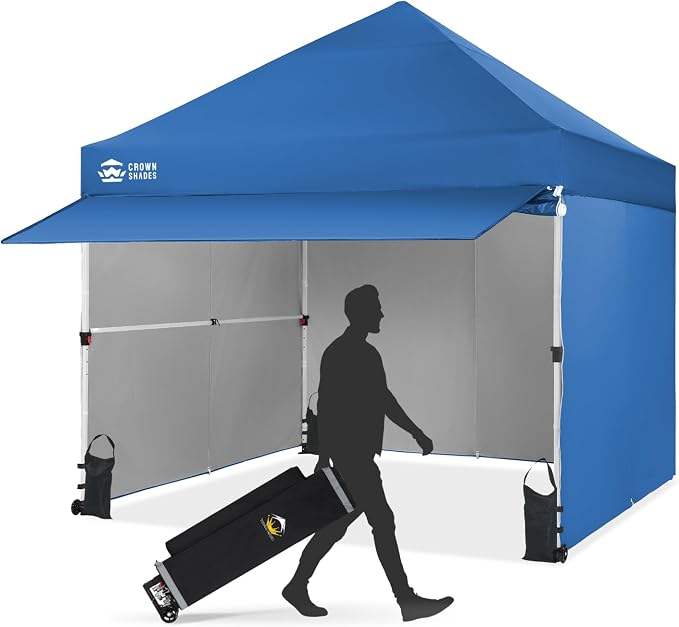 CROWN SHADES 10x10 Commercial Pop Up Canopy Tent by CrownShades