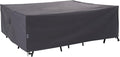 WJ-X3 Large Rectangular Outdoor Sectional Furniture Set Cover Waterproof by WJ-X3