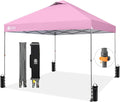 CROWN SHADES Adjustable Height on The Fly, 10x10 Pop Up Canopy by CrownShades