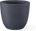 Kante 18 Inch Dia Round Concrete Planter, Indoor Outdoor Large Plant Pot by Kante