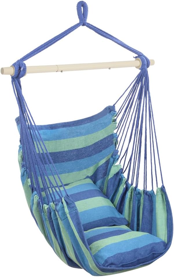 ONCLOUD Hammock Chair Hanging Rope Swing, Load Capacity Up to 550 LBS Macrame by ONCLOUD