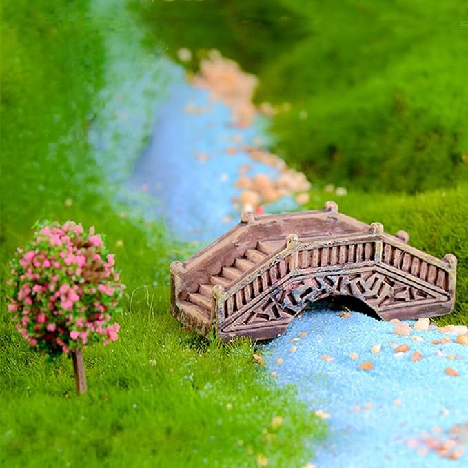 Purple Star Fairy Garden Bridge 11 Pack Mini Bridge - Image 3
