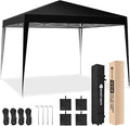 Yesker 10x10 Pop Up Canopy Tent UPF 50+ Waterproof Outdoor Canopy Portable by YESKER