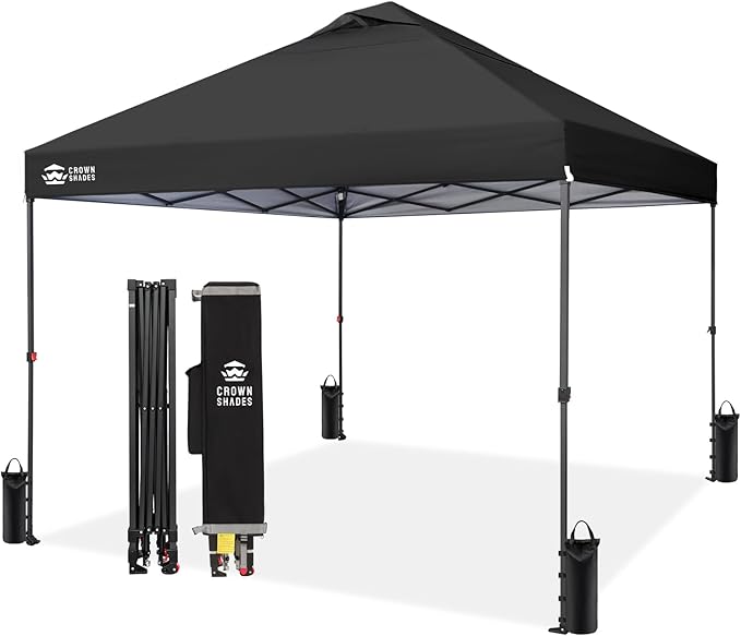 CROWN SHADES 10x10 Pop Up Canopy Tent by CrownShades