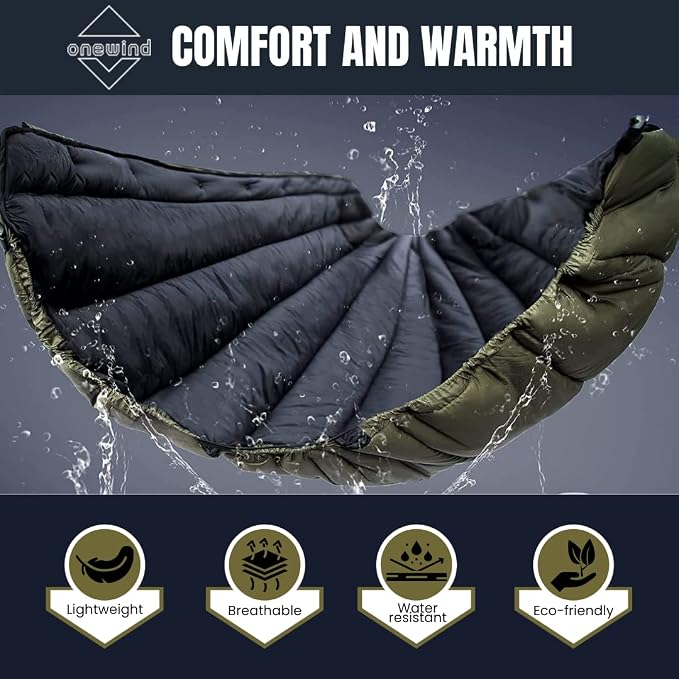 onewind Double Hammock Underquilt Warm Insulation Ultralight 3-4 Season Camping - Image 6