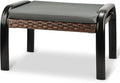 Patio Footstool Ottoman Outdoor Foot Rest by Deguifei
