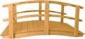 6 FT Oak Amish Made Garden Bridge by Unknown