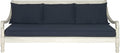 Safavieh Outdoor Collection Pasadena Brown /Taupe Acacia Wood Cushioned Daybed by SAFAVIEH
