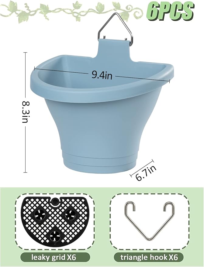 MADHOLLY 6Pcs Vertical Hanging Planters - Image 7