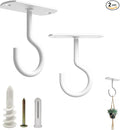 NACETURE Ceiling Hooks Heavy Duty 2 Pack by NACETURE