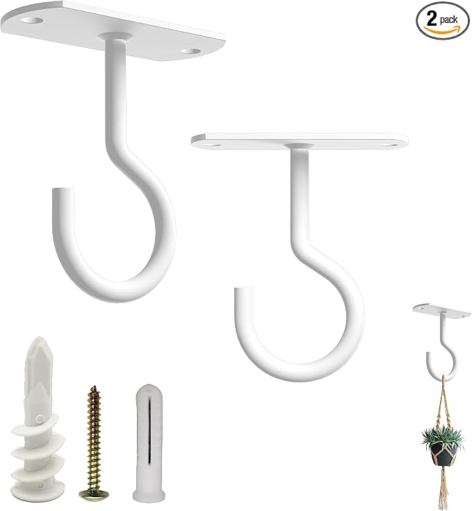 NACETURE Ceiling Hooks Heavy Duty 2 Pack by NACETURE
