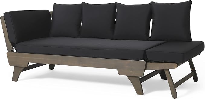 Merax Outdoor Patio Daybed Sofa, 3-Seat Sofa - Image 6