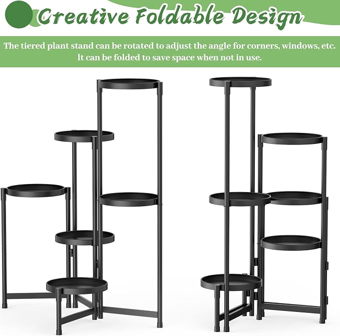 MOKANI Metal Plant Stand Indoor Outdoor - Image 4