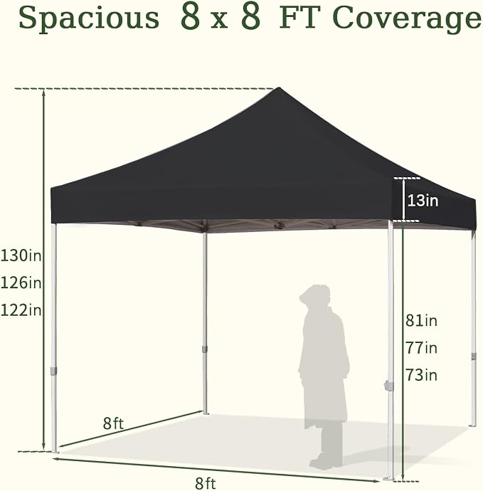Easy 8x8 Pop Up Canopy Tent - Image 7
