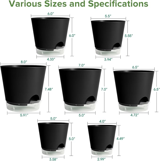 GARDIFE 2026 Upgraded Self Watering Plant Pots - Image 2