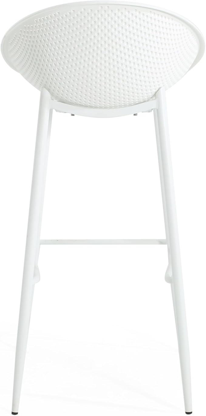 Christopher Knight Home Minimalist Barstools Set of 2, Lightweight Patio Chairs - Image 9