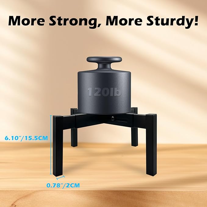 2 Pcs Heavy Duty Adjustable Metal Plant Stand - Image 5