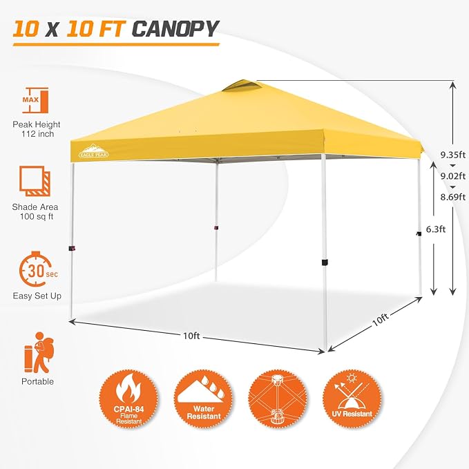 EAGLE PEAK Pop Up Canopy Tent - Image 3