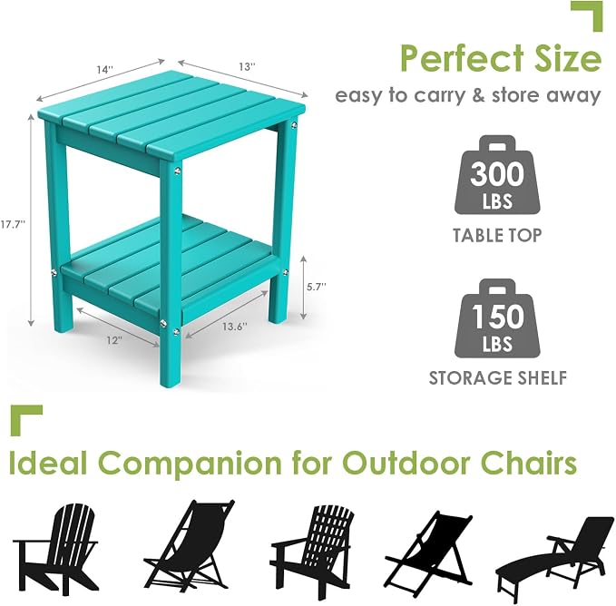 GREENVINES Outdoor Rocking Chair Set | 3-Piece | 2 Rocking Chairs - Image 4