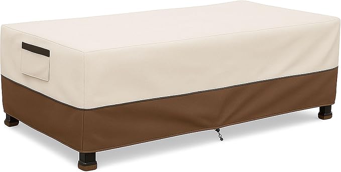 Waterproof Patio Coffee Table Cover, 600D Heavy Duty Outdoor Furniture Covers by Unknown