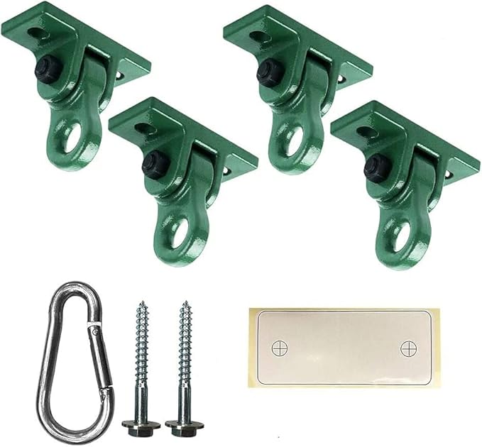 Heavy Duty Green Swing Hangers Screws Bolts Included Over 5000 lb Capacity by ABUSA