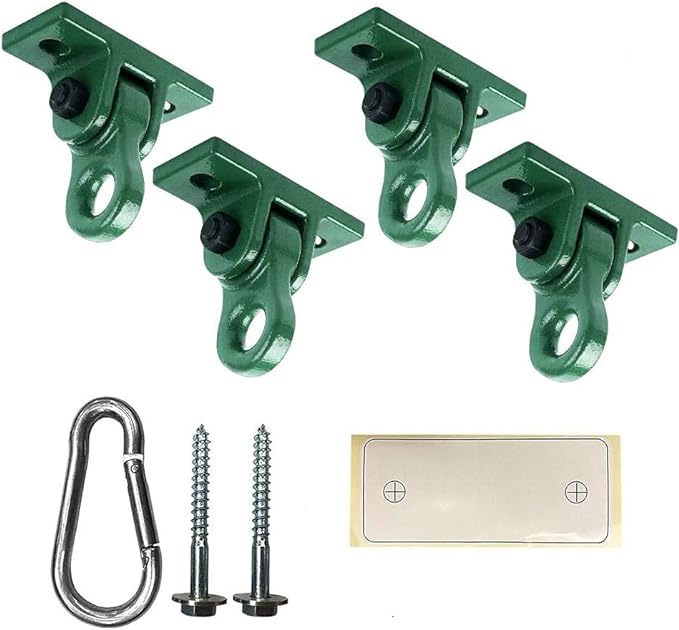 Heavy Duty Green Swing Hangers Screws Bolts Included Over 5000 lb Capacity - Image 8