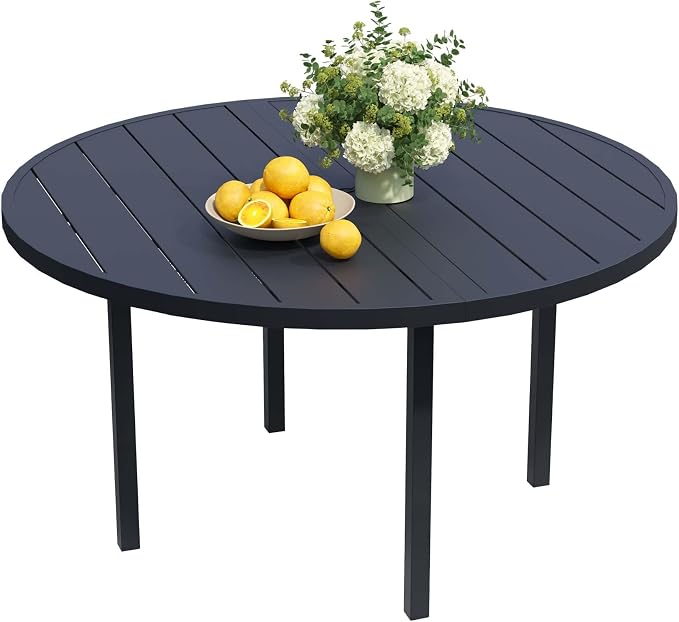 All-Weather 60" Round Outdoor Patio Table - Image 7