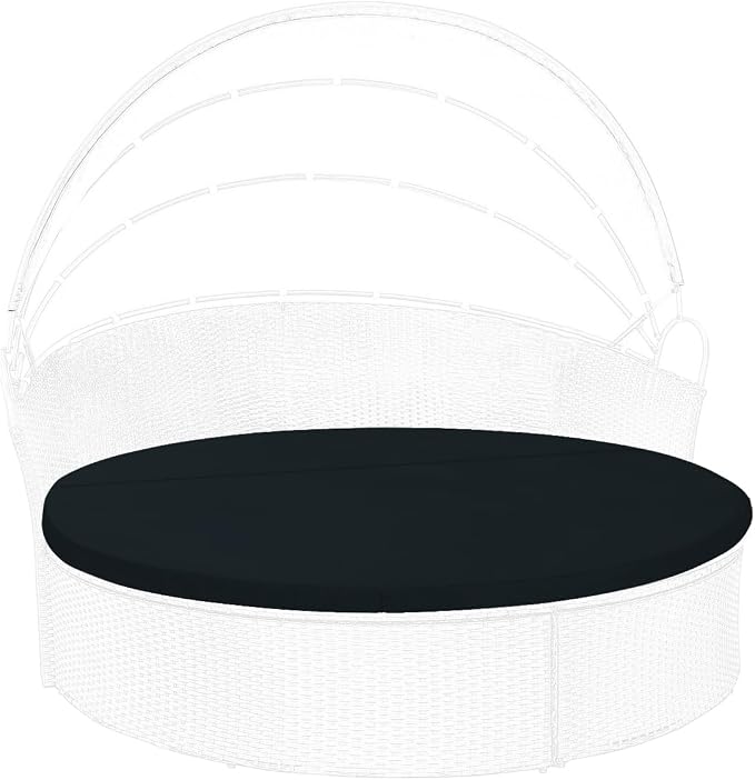 Outdoor Sunproof Waterproof Round Daybed Cover, Replacement Patio Furniture by FSJITF