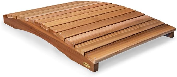 All Things Cedar Wooden Bridge, Outdoor Garden Walkway - Image 6