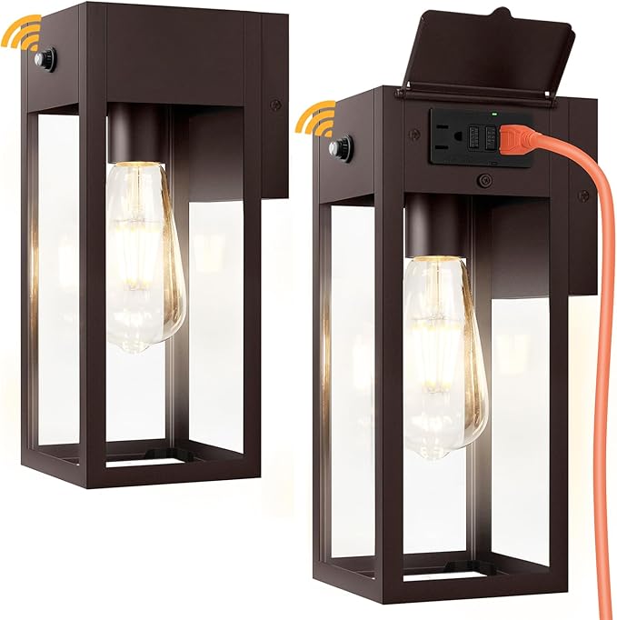 Dusk to Dawn Outdoor Light Fixtures Wall Mount, Outdoor Porch Lights by WelcometoOYKYOHEI