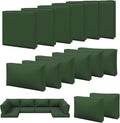 Aoxun 14pcs Patio Cushion Covers Replacement, Waterproof Outdoor Furniture by Aoxun