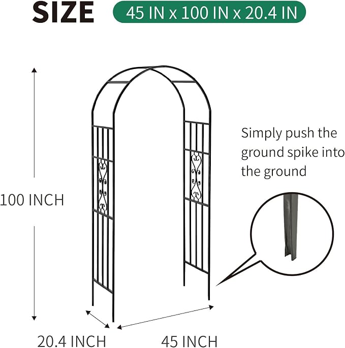 Metal Pergola Arbor - Image 5