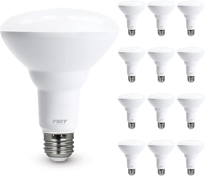 Feit Electric BR30 LED Light Bulb, 65W Equivalent, 650 Lumens, E26 Standard Base by FeitElectricCompany