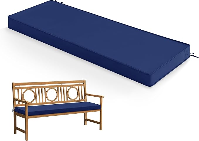 Outdoor Bench Cushion: Waterproof and Fade Resistant Patio Furniture Cushions by SUMMSUN