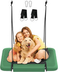 40" Retangular Tree Swing for Kids & Adults, Adjustable Platform Swing by Ansionsol