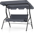 Tangkula 3 Person Porch Swing, Patio Swing by TANGKULA