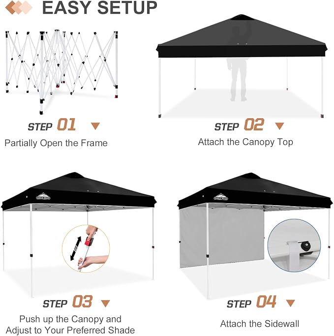 EAGLE PEAK Commercial Canopy 12x12 Pop Up Canopy Tent - Image 4
