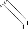 Juegoal 2 Pack Heavy Duty Deck Hook, 25 Inch or 36 Inch Wall Mounted Extended by Juegoal