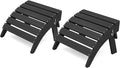 KINGYES Folding Adirondack Ottomans Set of 2 by KINGYES