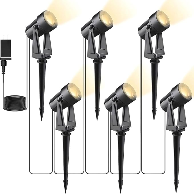 Svater Low Voltage Landscape Lighting Outdoor, 3W 250 LM Plug-in Outdoor by Svater