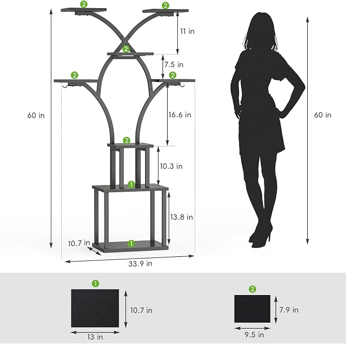 Elbourn Plant Stand Indoor - Image 2