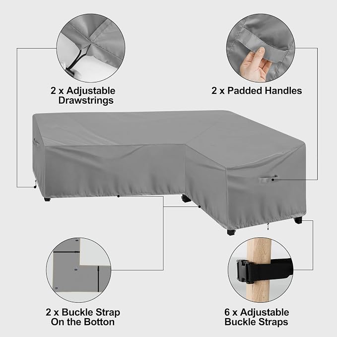 OutdoorLines Waterproof Outdoor Patio Sectional Cover - Image 5