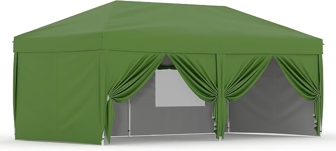 10X20 Pop Up Canopy Tent with 6 Sidewalls – Heavy Duty Commercial Instant - Image 8