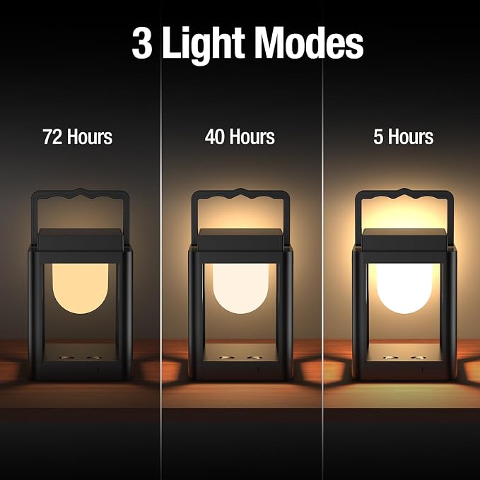 Outdoor Solar Table Lamp, Collasis 10 RGB Color Changing Lights, Portable - Image 5
