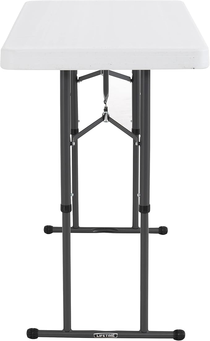 Lifetime Commercial Height Adjustable Folding Utility Table - Image 5