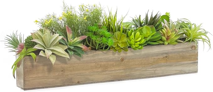 CYS EXCEL Rectangle Wood Planter Box - Image 3
