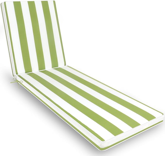 Only choice 2 Pcs Set Outdoor Lounge Chair Cushions Patio Chaise Lounge Chair - Image 3