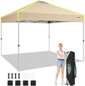 COBIZI 10x10 Pop Up Canopy Tent, Outdoor Party Tent Without Sidewall One Push by COBIZI